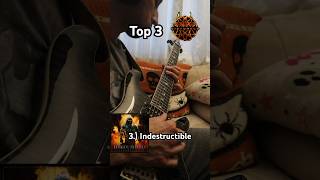 Top 3 Disturbed Guitar Riffs 🎸 shorts metal guitarcover [upl. by Behlke]