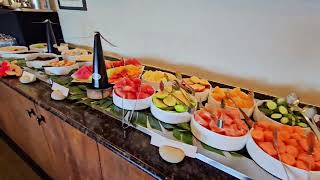 Fiji breakfast buffet at Likuliku Lagoon Resort [upl. by Pan]