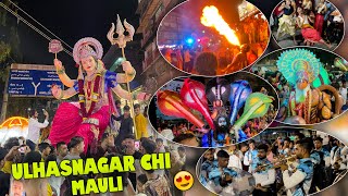 Ulhasnagar chi mauli 2024 😍 devi aagman 2024 😍 [upl. by Adnirolc]