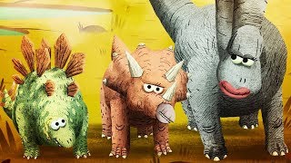 StoryBots Dinosaur Songs  Apatosaurus Triceratops Tyrannosaurus Rex Velociraptor and Stegosaurus [upl. by Bamby323]