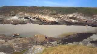 Praia de Esteiro Concelho Ribadeo Lugo  Galiza [upl. by Aleta]