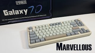 Absolutely Stunning  EPOMAKER Galaxy 70 Mechanical Keyboard [upl. by Reave]