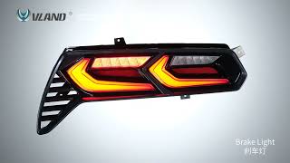 VLAND LED Tail Lights for Chevrolet Chevy Corvette C7 20142019 All Models [upl. by Bergeman]