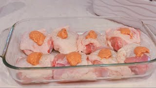 دجاج بالمايونيز والماء الغازي مشوي بالفرن chicken recipe with sparkling water [upl. by Gnilrets]