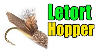 Letort Hopper Fly Tying [upl. by Jessie]