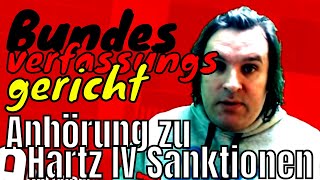 Bundesverfassungsgericht Anhörung zu Hartz IV Sanktionen [upl. by Nodnarb]