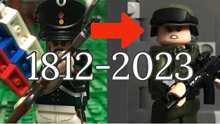 Lego War Evolution of RUSSIAN ARMY uniforms [upl. by Hazlip]