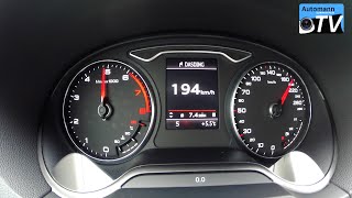 2015 Audi A3 14 TFSI ultra 150hp  0200 kmh acceleration 1080p [upl. by Annetta966]