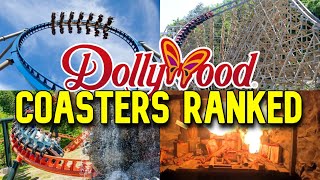 Top 10 Roller Coasters at Dollywood [upl. by Hanae875]