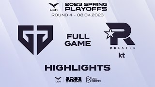 GEN vs KT Highlights ALL GAMES  PLAYOFFS ROUND 4  LCK Spring Split 2023 [upl. by Michelina]