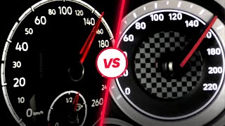 Volkswagen POLO v Hyundai i20 Acceleration Battle [upl. by Canter]