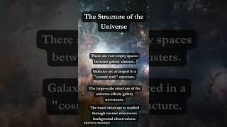 The Structure of the Universe facts booktok universe shorts [upl. by Ayama]