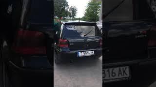 Golf 4 19TDI PD AJM  Straight pipe popcorn hard cut tdi power [upl. by Vershen]