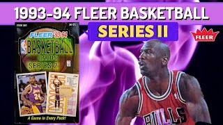 199394 Fleer Basketball Series II the BEST HIT POSSIBLE 🔥🔥 JORDAN  Cards GIVEAWAY 😎 [upl. by Nnailuj]