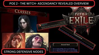 Path of EXILE 2  THE WITCH ASCENDANCIES FULL REVEAL  TANKY [upl. by Bekaj]