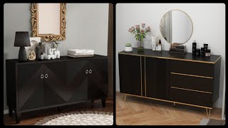 Beautiful Sideboard Cabinet Design For Modern Home Entrance Ideas  Home Decorations [upl. by Ecnarwal]