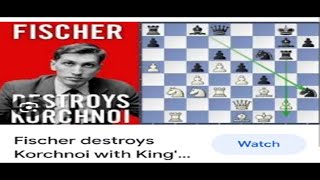 Viktor Korchnoi vs Bobby Fischer [upl. by Melton]