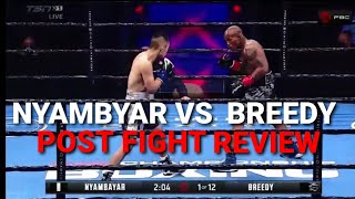 Nyambayar vs Breedy  Immediate Reaction [upl. by Eneleoj49]