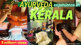 KERALA AYURVEDA Experience  Ayurveda Treatments Massage Therapy amp Food in KRISHNENDU AYURVEDA 🍀 [upl. by Tnecnev912]