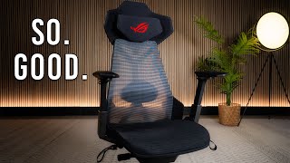 ASUS ROG Destrier Chair DESTROYS ALL Gaming ChairsIF you can find it [upl. by Htiaf]