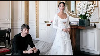 Nicole Warnes Five Wedding Dress Fittings  VOGUE [upl. by Nirtiak]