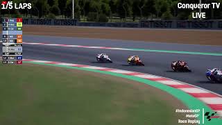 Race MotoGP Mandalika Indonesia IndonesianGP 2024 [upl. by Tod]