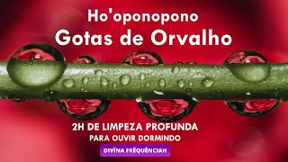 GOTAS DE ORVALHO E HOOPONOPONO 2H DE LIMPEZA PROFUNDA  PARA OUVIR DORMINDO hoponopono [upl. by Ramedlav]