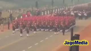 Sikh Regiment Salutes 2 Times on Republic Day [upl. by Atwekk164]