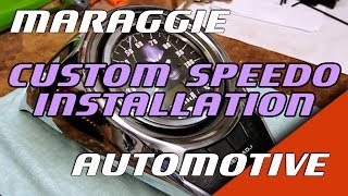 Custom Speedo Installation quothow toquot  Suzuki Intruder Volusia 2003 [upl. by Aneerahs]