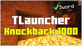 How To Get Knockback 1000 Stick in Minecraft Tlauncher 1201 [upl. by Shushan279]