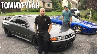 485HP R32 GTR Review  TommyFyeahs Insane R32 Skyline GTR [upl. by Braynard]