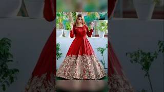 wedding and party wear long Gown dresses girls and womens trending dresses  shorts video [upl. by Milt317]