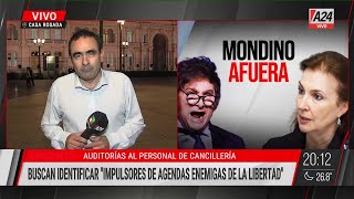 🔴MILEI ECHÓ A DIANA MONDINO Y EL GOBIERNO AUDITARÁ AL PERSONAL DE CANCILLERÍA [upl. by Leroj]