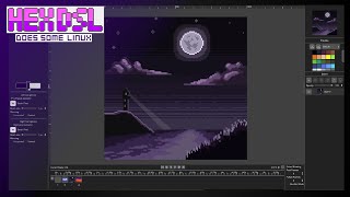 Pixelorama  A NEW Pixel Art Application Linux [upl. by Nairdna]