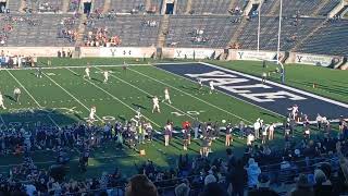 Yale Football YALE throws their last TOUCHDOWN to WIN 4228 over Princeton [upl. by Chloette]