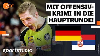 Deutschland – Serbien Highlights  HandballWM 2023  sportstudio [upl. by Nanreik]