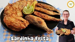 Vamos fazer o PEIXE MAIS SABOROSO do mundo  SARDINHA FRITA  SARDINHA ESPALMADA FRITA 419 [upl. by Ayit]