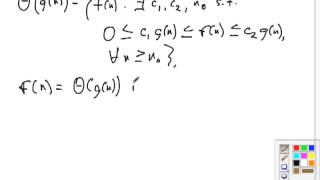 Topic 03 B Asymptotic Notations Omega and Theta [upl. by Medrek]