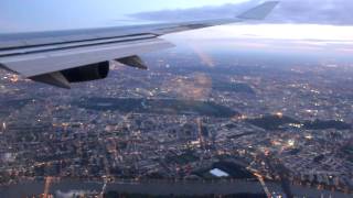 Landing at London Heathrow Airport Sunrise [upl. by Abram]