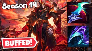 Blood Knight Hecarim League of Legends Skin Spotlight [upl. by Watanabe830]