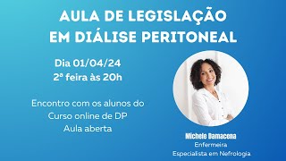 Legislação em Diálise Peritoneal [upl. by Cadmarr226]