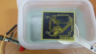 DIY PCB etching with arduino [upl. by Tneicniv]