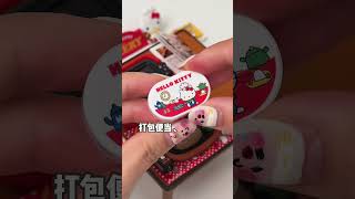 Immersive Hello Kitty Mini Food Your mini delicious lunch box is packed and ready Immersive Food [upl. by Annyrb]