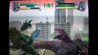 Godzilla DAMM gigan vs Destroyah Almost Perfect Kill [upl. by Liebman]