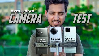 Xiaomi 14 civi vs Realme Gt 6 vs Vivo V30 Pro Camera test 🔥 [upl. by Priscella]