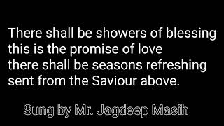 Showers of blessing  Prayer song  Jagdeep Masih [upl. by Sorel]