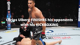 Carlos Ulberg FINISHES his opponents with his KICKBOXING [upl. by Nylaras]