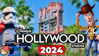 Disneys Hollywood Studios Rides amp Attractions 2024  Walt Disney World [upl. by Ahtamat741]