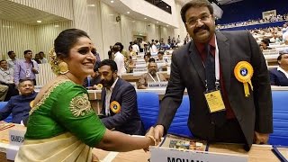 Indian National Film Awards Ceremony 2017 l Akshay Kumar  Mohanlal  Surabhi  Sonam Kapoor [upl. by Annoiek]