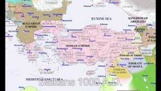 Historical maps of the Balkans 1 AD  2000 AD [upl. by Zoldi741]